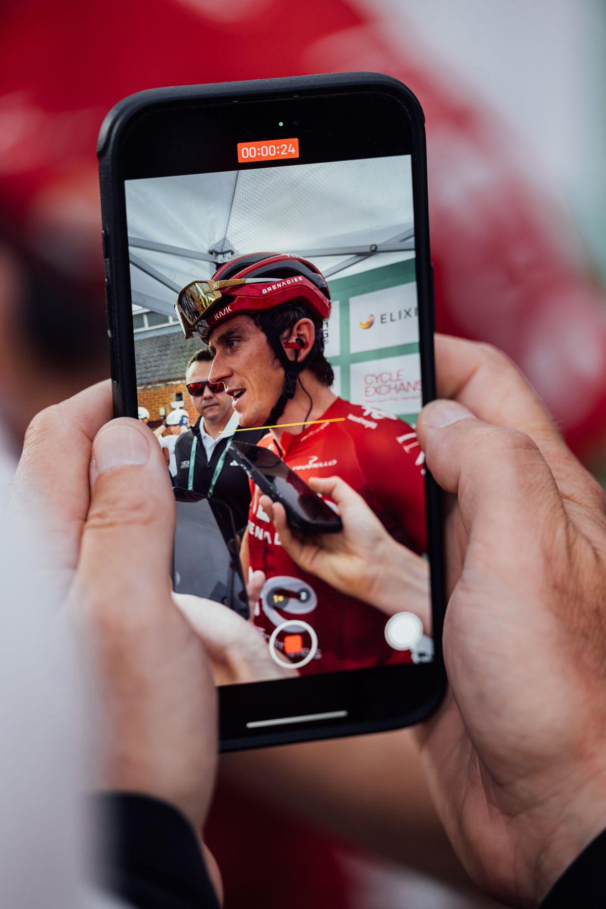 Geraint Thomas at the Tour of Britain
