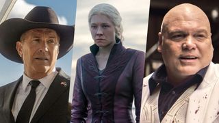 Kevin Costner in Yellowstone, Emma D'Arcy in House of the Dragon and Vincent D'Onofrio in Echo 