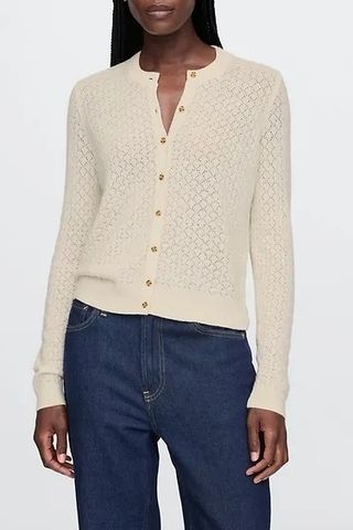 Pointelle Cardigan