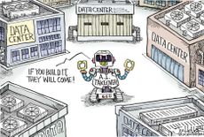 Political cartoon