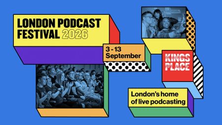 London Podcast Festival poster. 