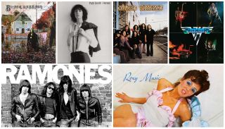 Montage of album covers from the 1970s