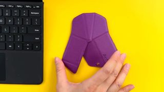 This strange travel mouse folds like oragami — and it's ridiculously thin