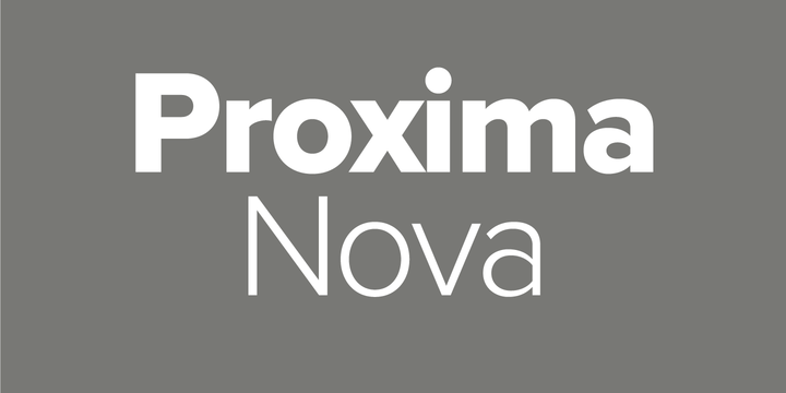 Proxima Nova is used by over 25,000 websites including Buzzfeed, Mashable and Wired