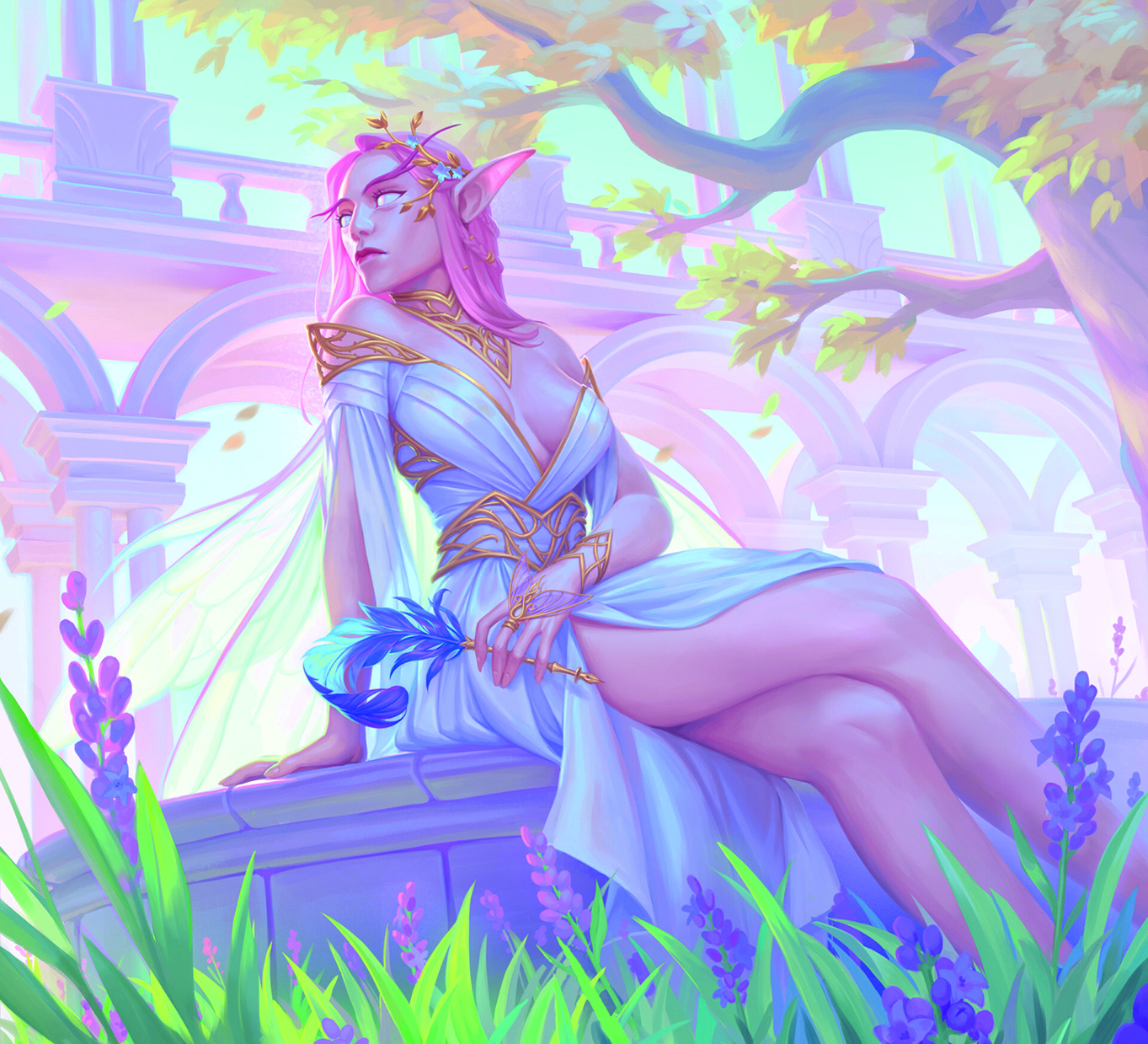 Digital fantasy character art