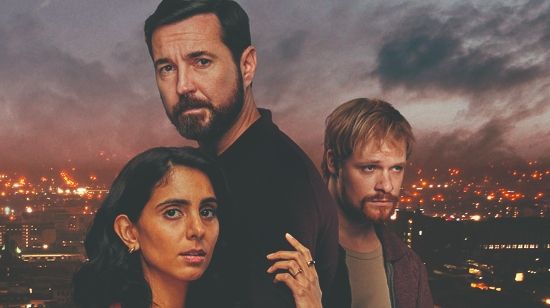 Fear key art featuring Martin Compston Anjli Mohindra and Solly McLeod