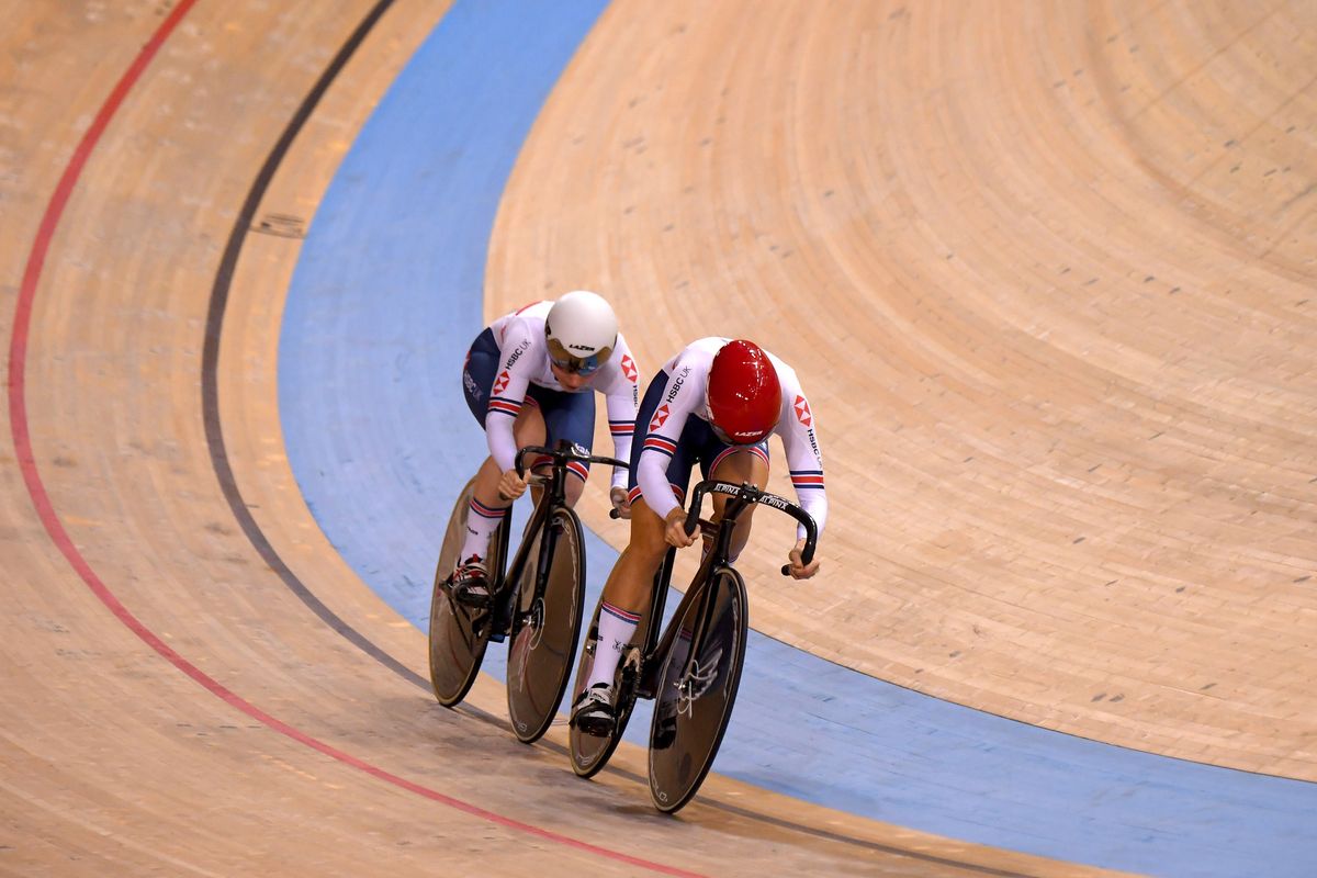 2020 UEC Track European Championships Plovdiv 1st Day 11112020 Women Team Sprint Great Britain photo Dario BelingheriBettiniPhoto2020