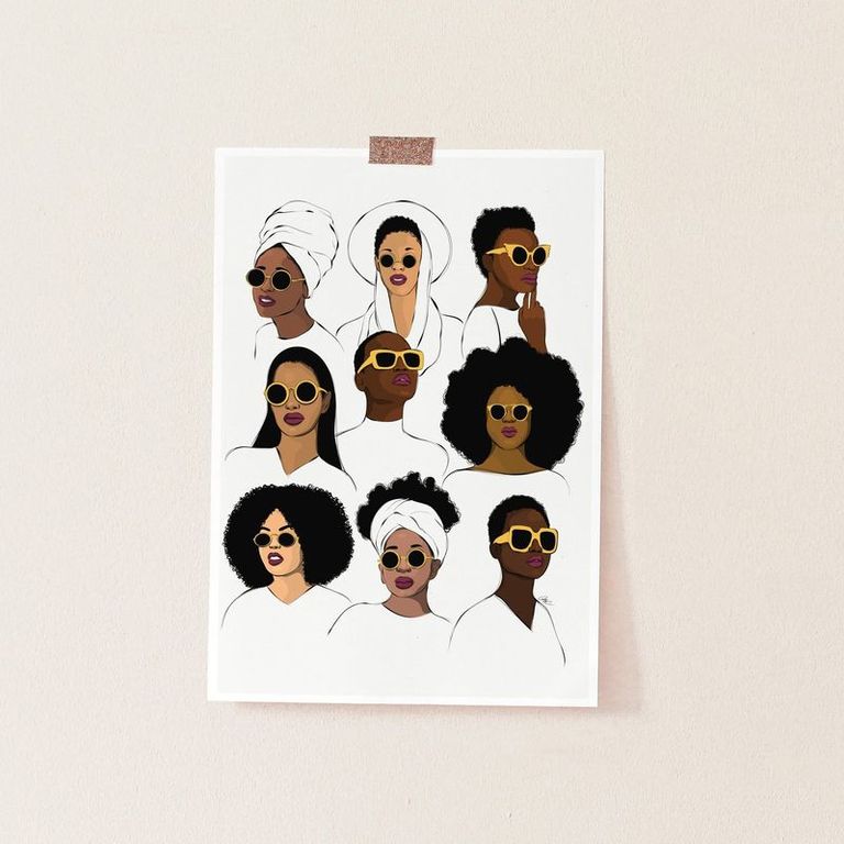 Prints by Black Female Artists | Artwork by Black Women to Buy | Marie ...