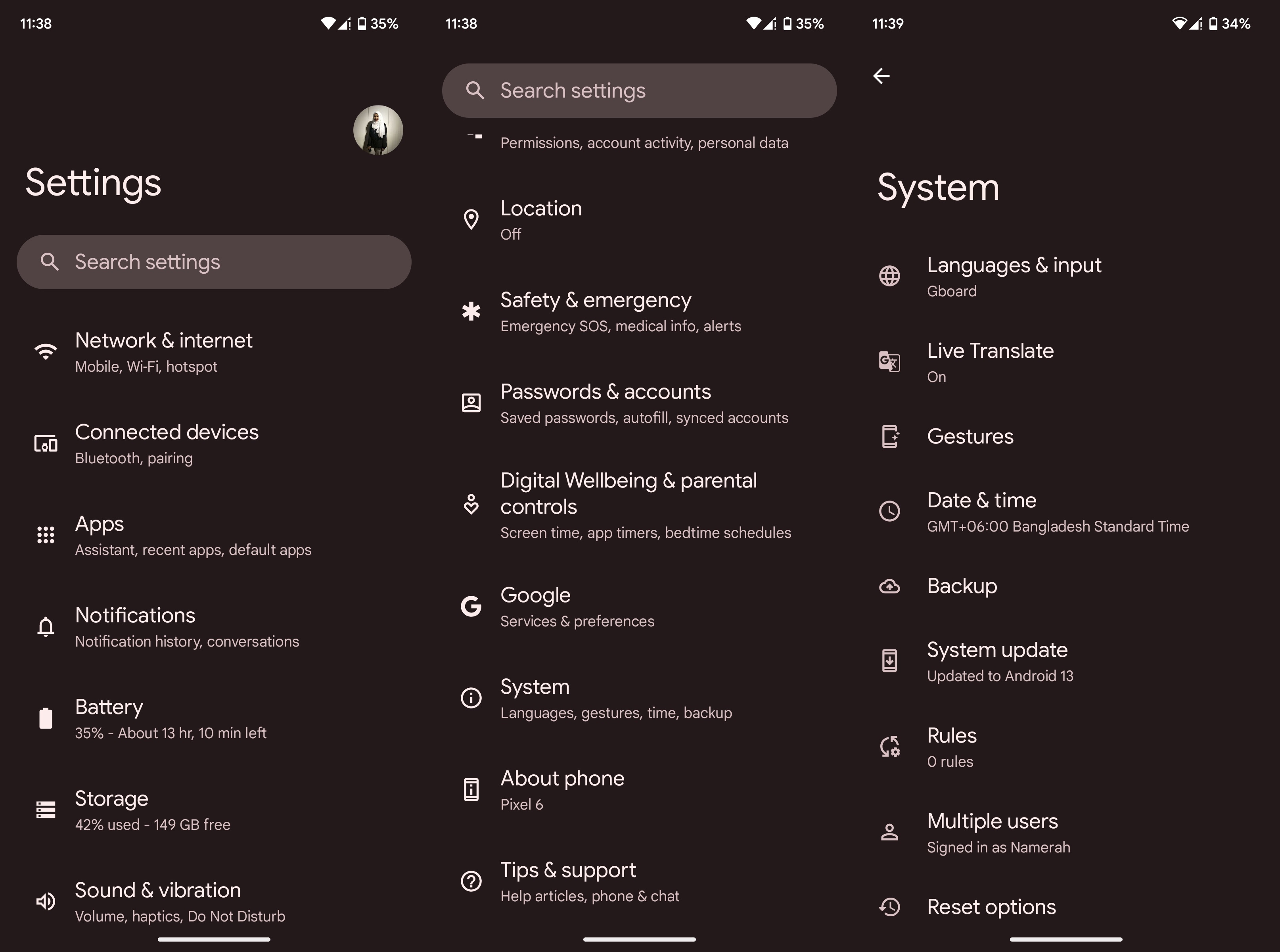 How to add another user on Android 13