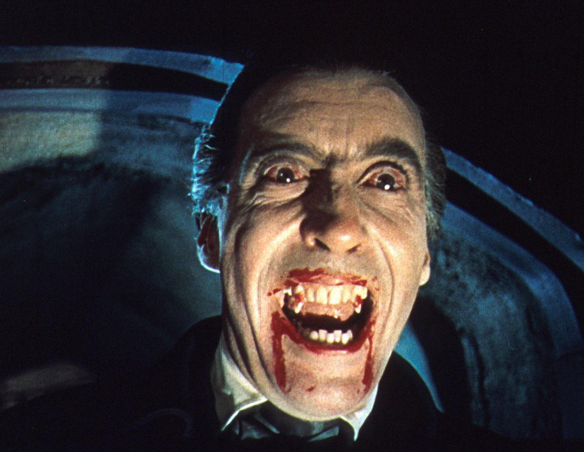 Christopher Lee&#039;s vampire goes hunting