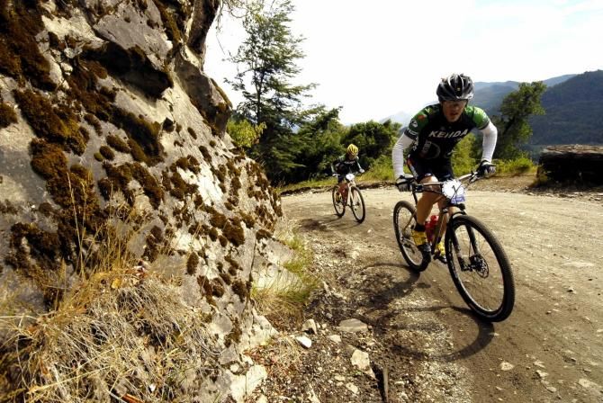 Mike Broderick and Mary McConneloug on their way to another victory racing the Trans Andes Challenge
