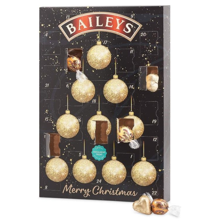 The Baileys advent calendar with 12 mini bottles of booze inside is