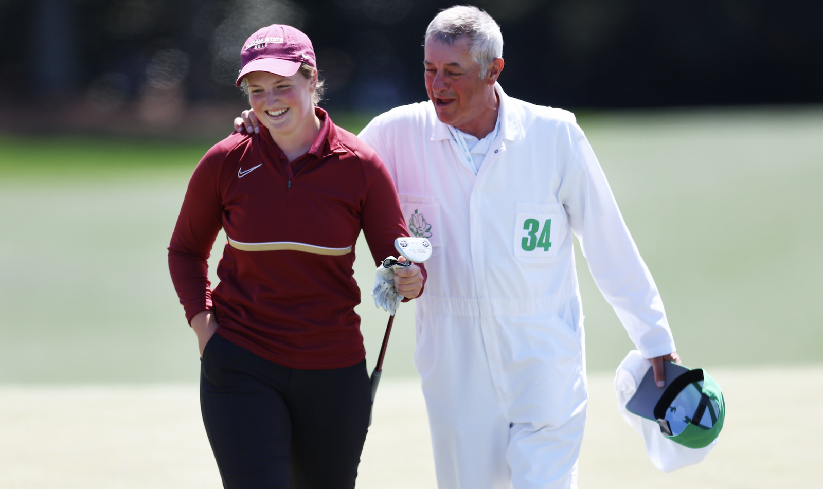 The Simple Reason Behind The Masters Caddie Numbers Golf Monthly