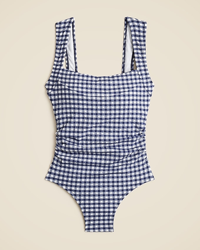 Nia Ruched Squareneck One-Piece