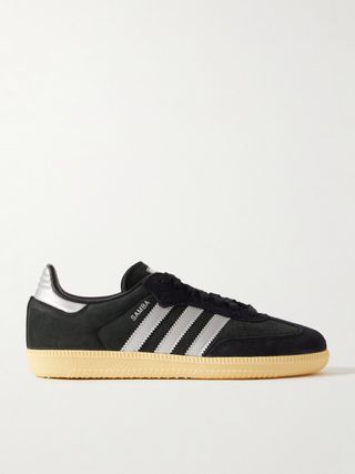 Samba Og Suede and Metallic Leather Sneakers