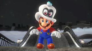 Mario and Cappy in Super Mario Odyssey