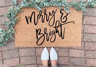 ShopByThePalms Christmas Doormat