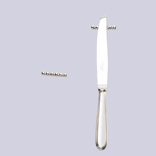 Perles Silver-Plated Knife Rests, Set of 2