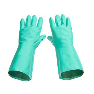 Tusko Products Best Nitrile Rubber Cleaning, Household, Dishwashing Gloves