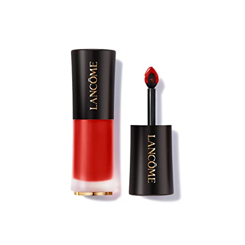 Lancôme L'absolu Rouge Drama Ink Semi-Matte Liquid Lipstick - Highly Pigmented - All Day Wear - 138 Rouge Drama