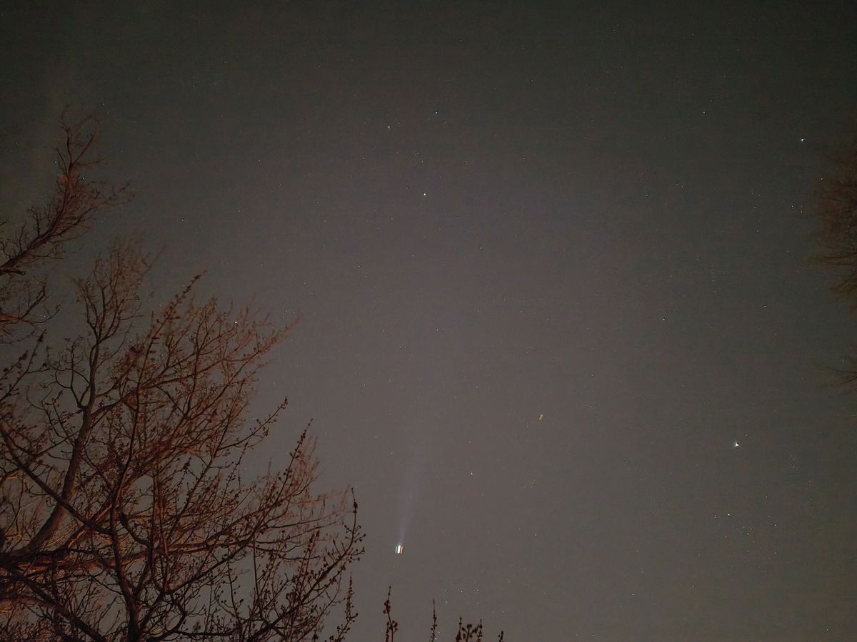 Nothing Phone 3a Pro astrophotography sample in night mode and on tripod.