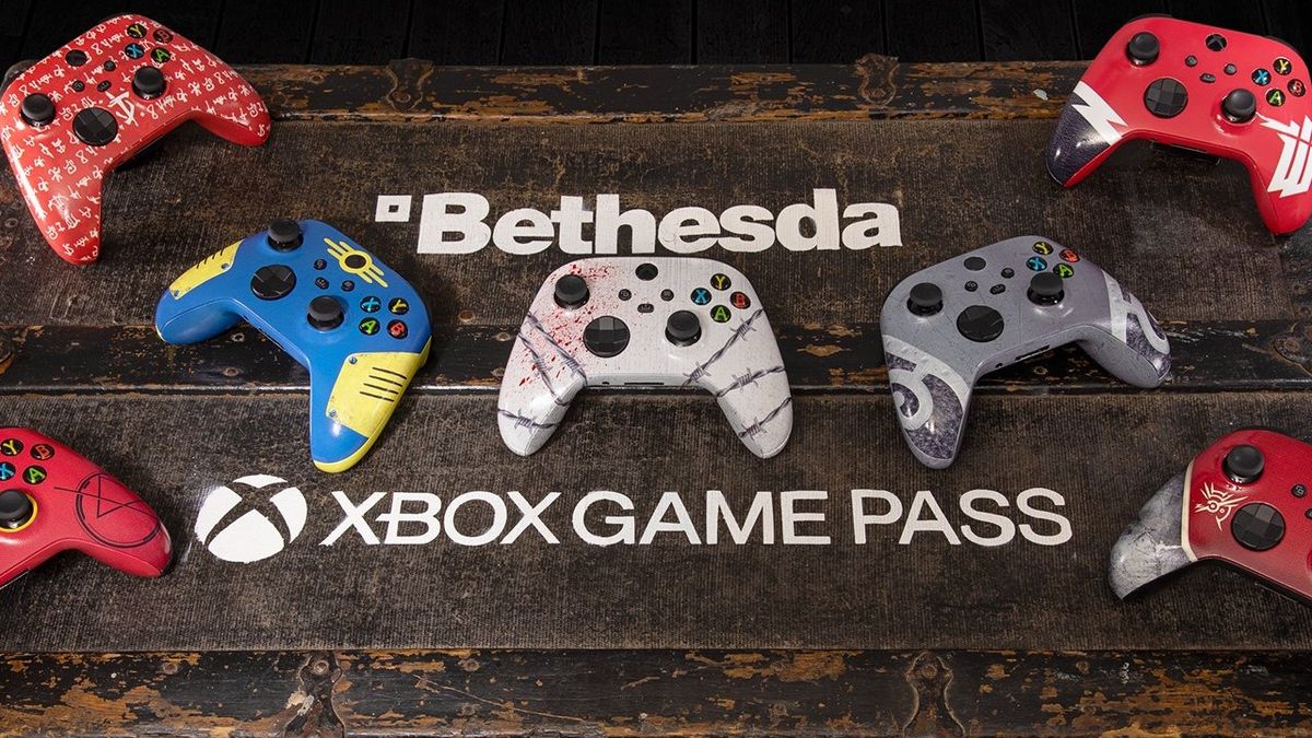 Play Bethesda Games On Xbox Game Pass Ultimate And Win These Custom Controllers Gamesradar