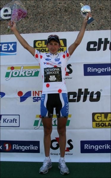 Sergey Firsanov (Team Designa Kokken - Blue Water) on the podium.
