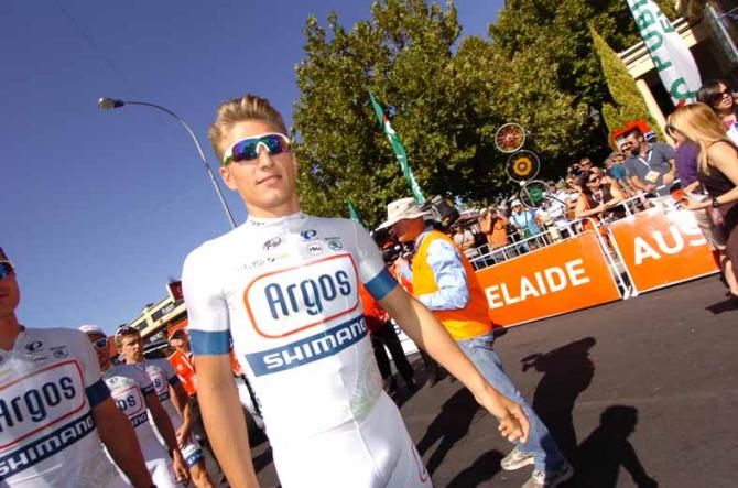 Marcel Kittel (Argos-Shimano) reports for duty.
