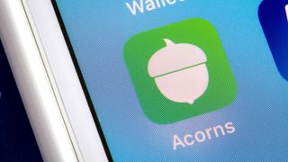 acorns app icon on iPhone