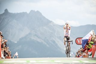 Warren Barguil was overcome by emotion when he won atop the Col d'Izoard on stage 18