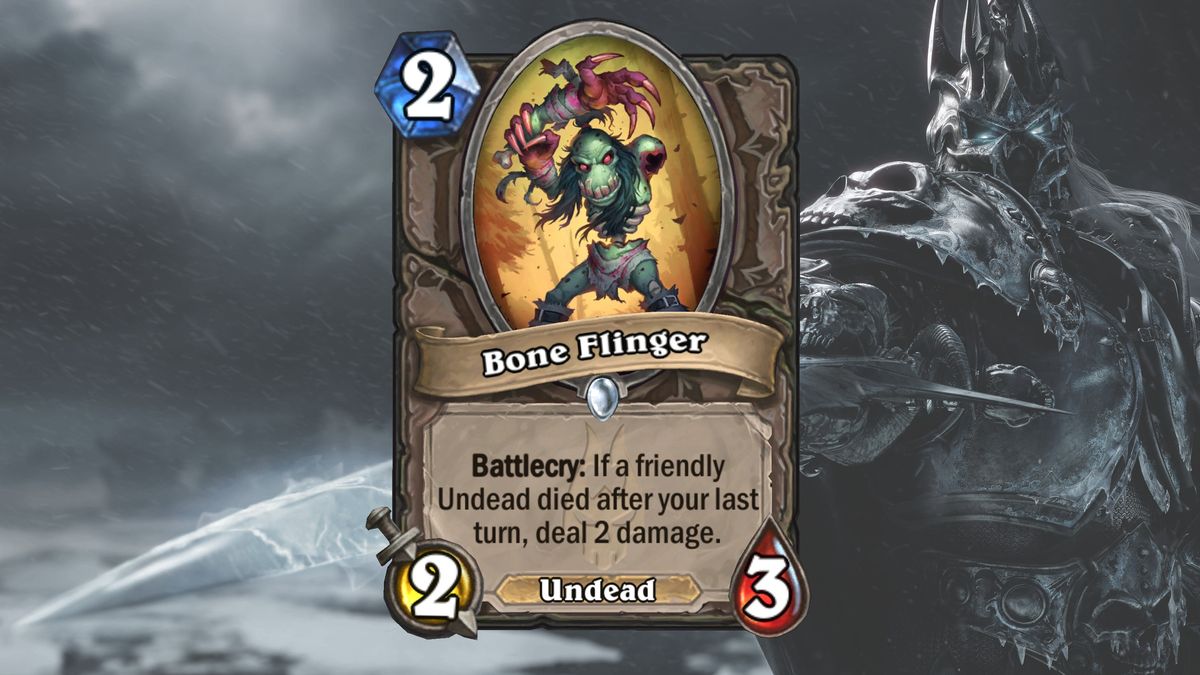 Cards and art from Hearthstone's March of the Lich King expansion.