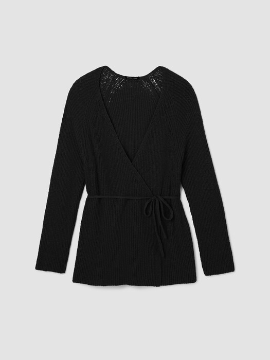 Peruvian Cotton Cloud V-Neck Cardigan