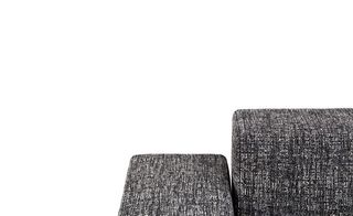The 'Refolo' sofa, designed by Charlotte Perriand for Cassina and upholstered in 'Sonar 2'