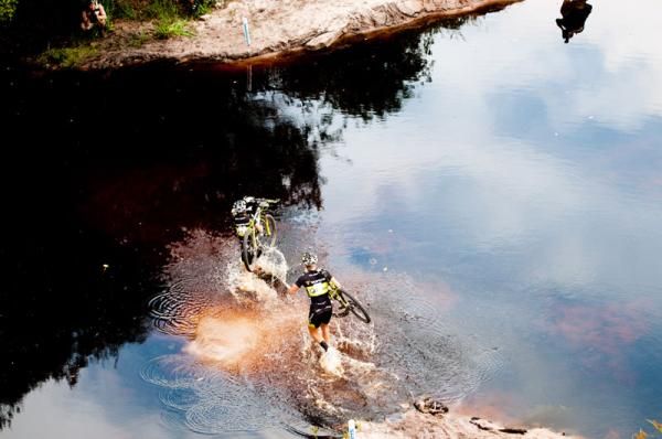 Team Topeak Ergon in action.