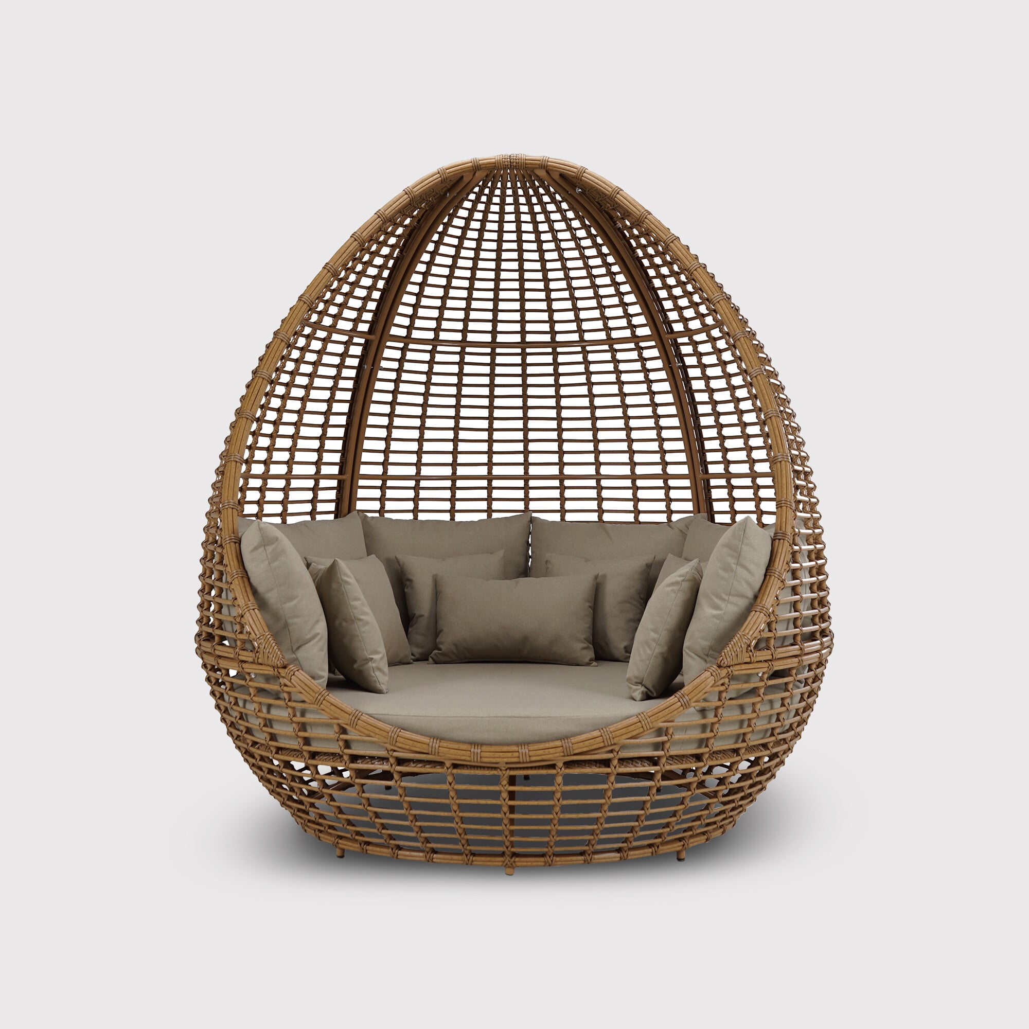 Barker and Stonehouse Branca 2 Seater Garden Wicker Day Bed