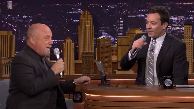 Billy Joel and Jimmy Fallon sing &amp;#039;The Lion Sleeps Tonight&amp;#039; in six-part harmony