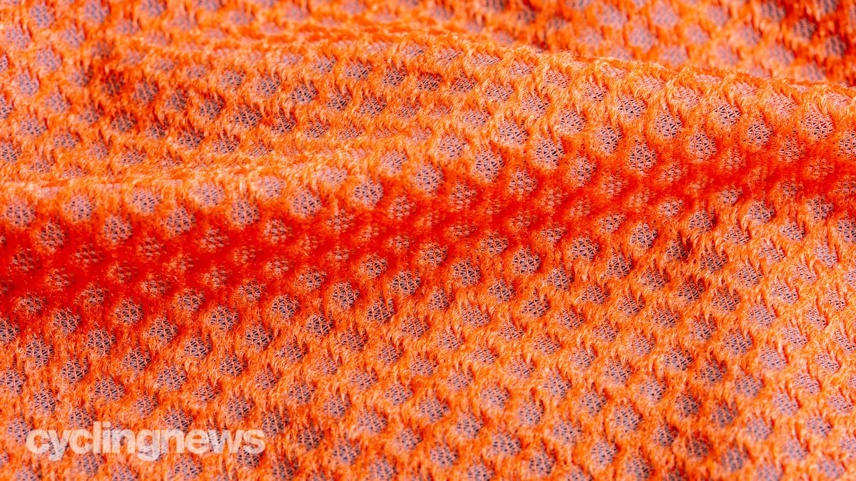 Rapha Pro Team Insulated Gore-Tex Rain Jacket detail of internal insulation