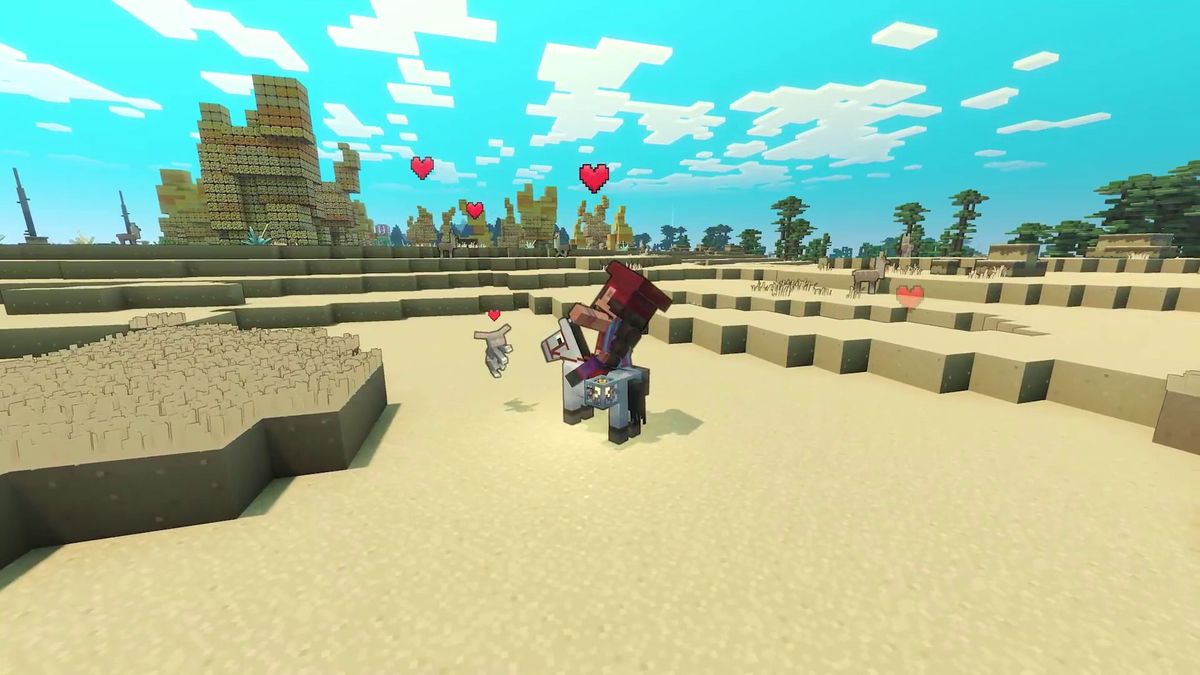 Image of Minecraft Legends and upcoming content updates.