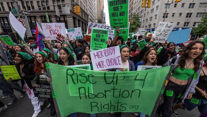 Students protest anti-abortion measures