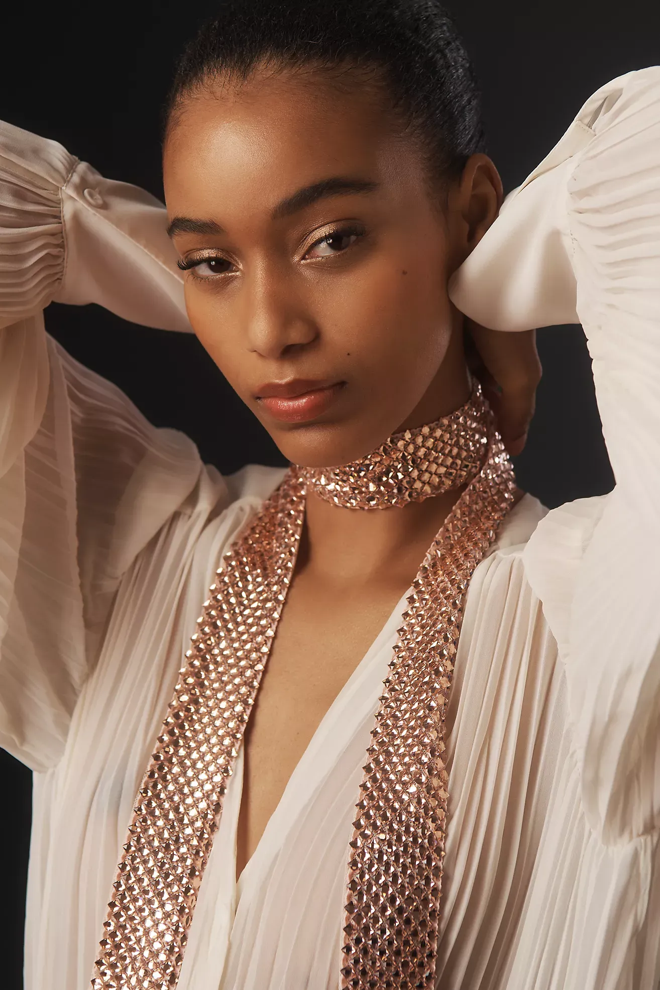 By Anthropologie Sequin Skinny Scarf