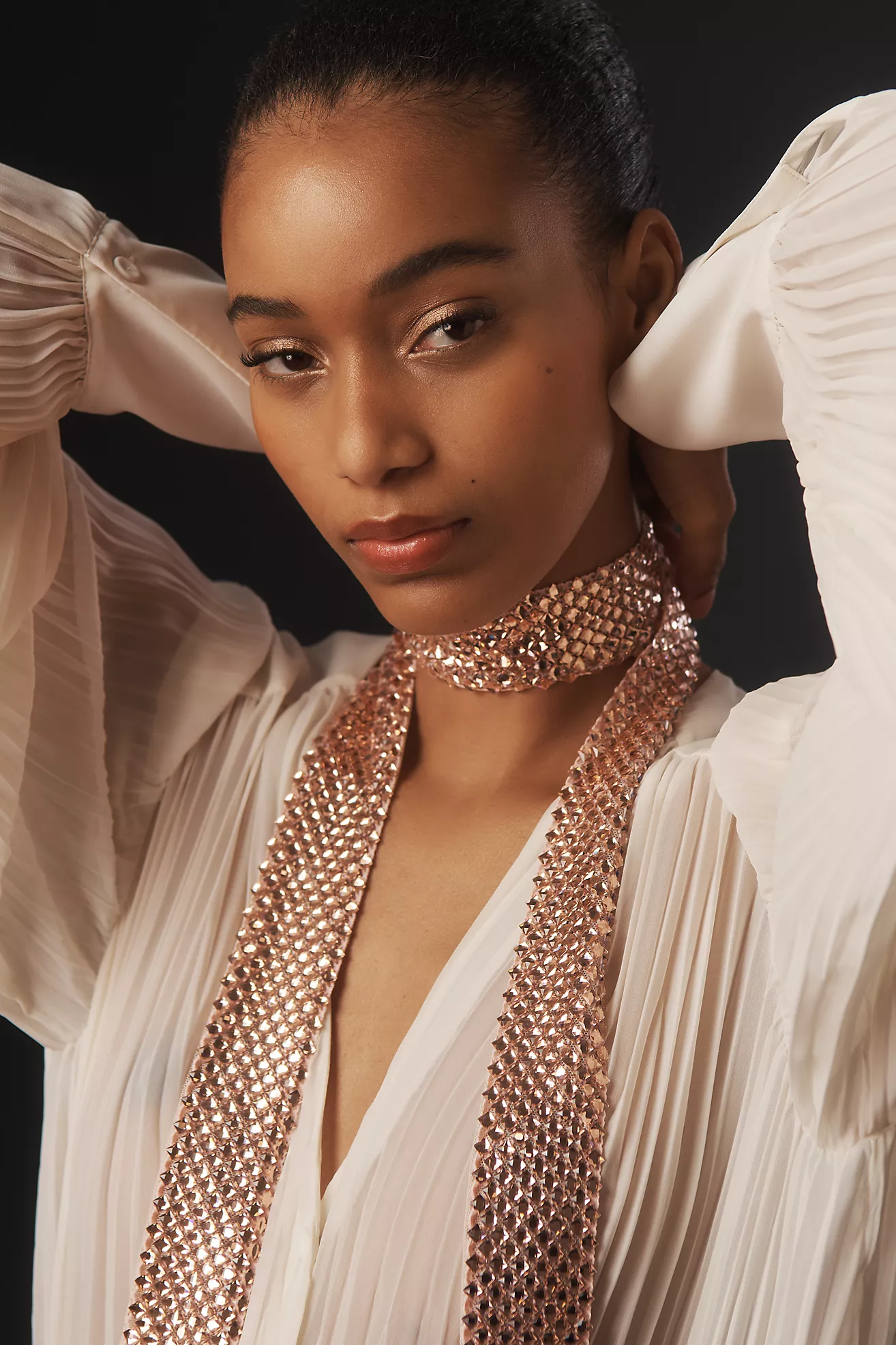 By Anthropologie Sequin Skinny Scarf