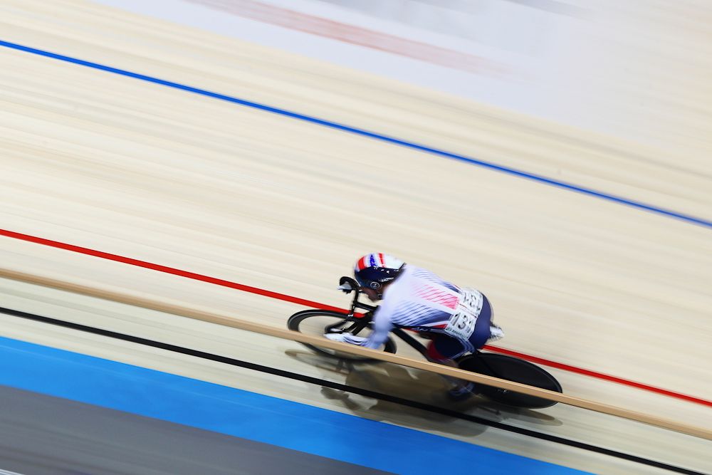 Ryan Owens of Great Britain competes in the Men's Sprint 1/8 Finals