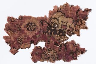Fragments of carpet were discovered in a 17th-century shipwreck at the bottom of the sea off the coast of the Netherlands.