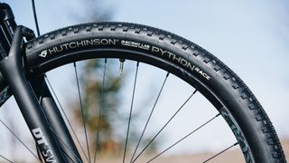 The Hutchison Python Race tire side on view
