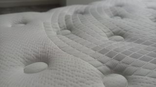 Closeup of mattress