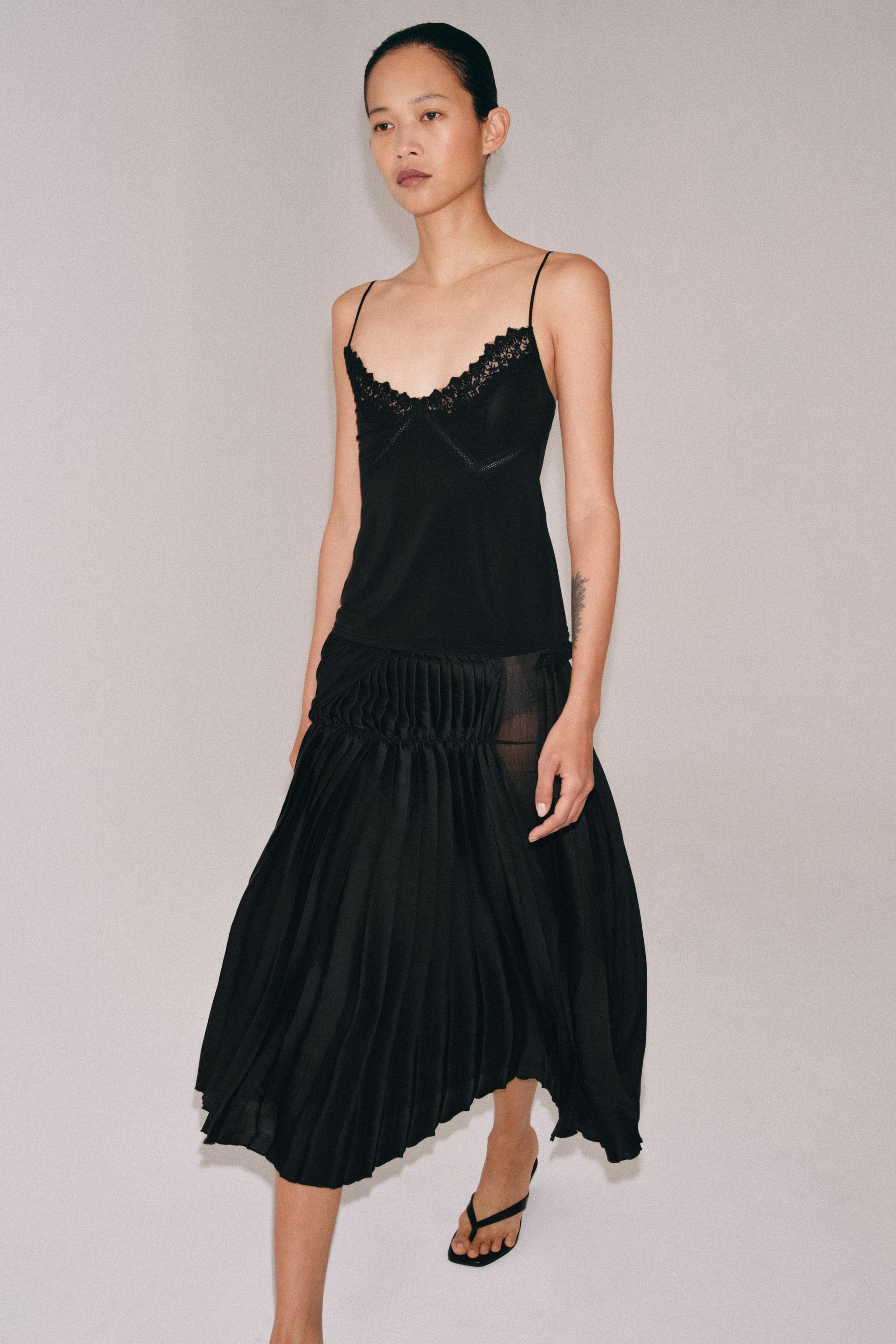 Lace Top With Straps