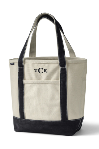 Open Top Canvas Tote Bag