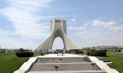 Azadi Tower in Tehran.