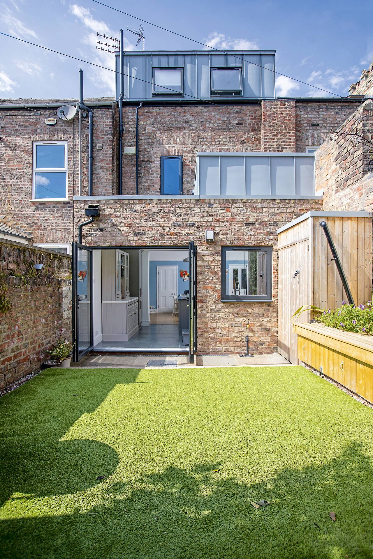 terrace house extension single storey extension and zinc clad loft conversion