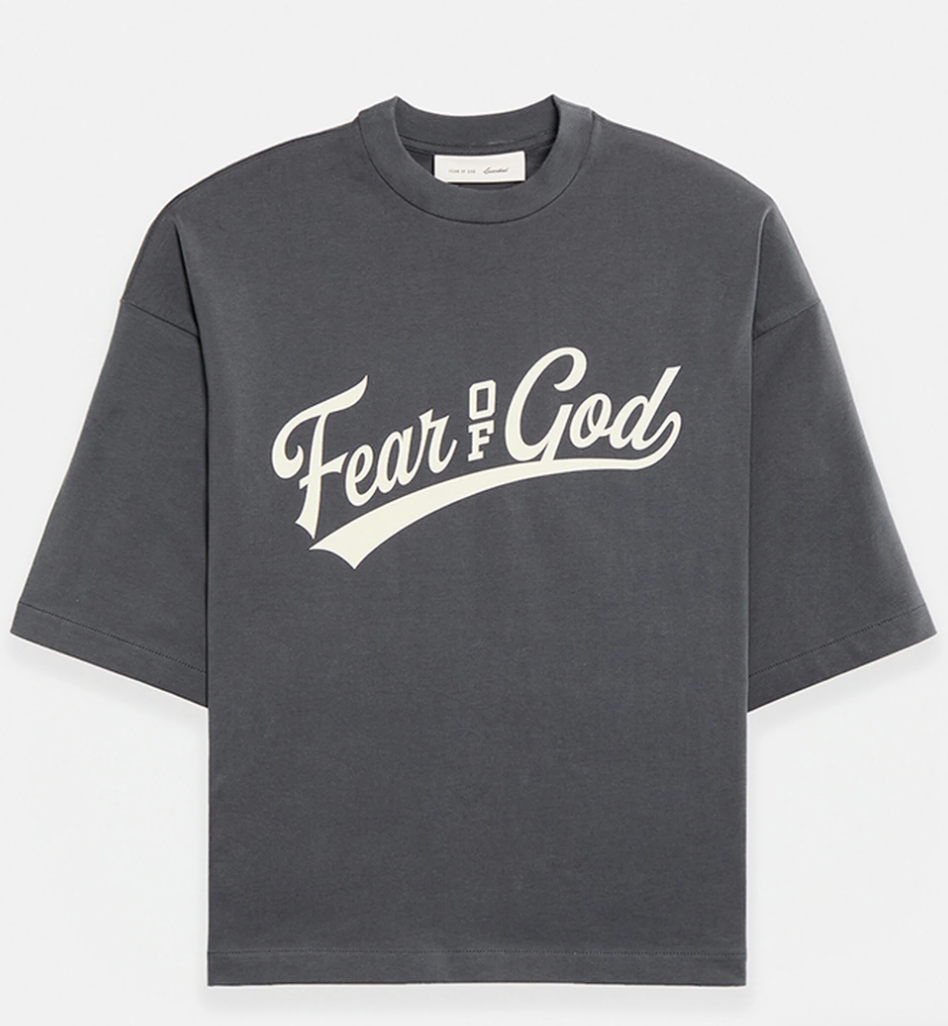 Fear of God, Fear of God ESSENTIALS Gray Merch T-Shirt